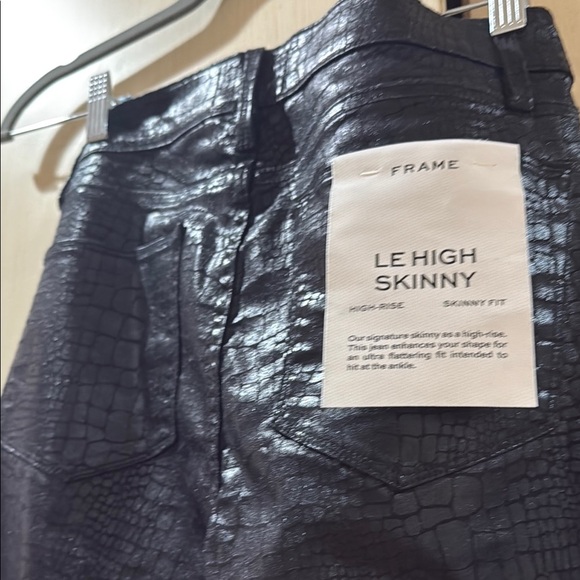 Frame Denim Black Skinny Jeans - Picture 5 of 6